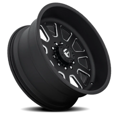 Fuel FF09D DE09 Super Single BK 20x10 -24 8x180mm 124.3mm Matte Black Milled