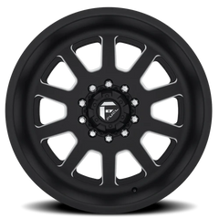 Fuel FF09D DE09 Super Single BK 24x12 -50 8x180mm 124.3mm Matte Black Milled