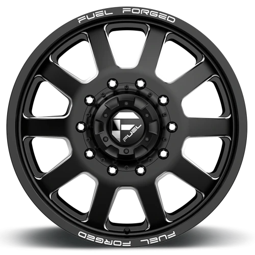 Fuel FF09D Dually DE09 BK 20x8.25 +105 10x225mm 170.1mm Matte Black Milled