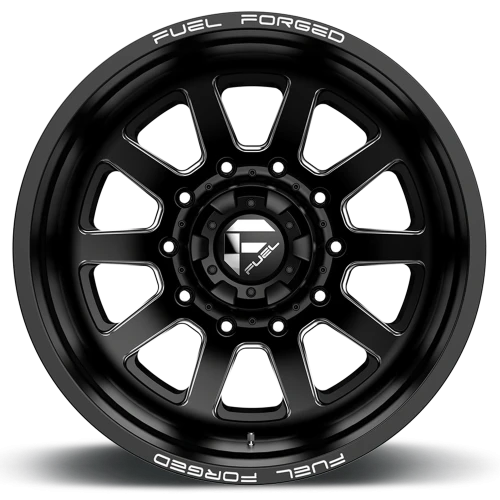 Fuel FF09D Dually DE09 BK 24x8.25 -200 10x225mm 170.1mm Matte Black Milled