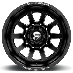 Fuel FF09D Dually DE09 BK 24x8.25 -225 10x225mm 170.1mm Matte Black Milled