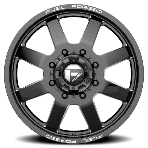 Fuel FF09D Dually DE09 BK 24x8.25 +105 8x165.1mm 121.7mm Matte Black Milled