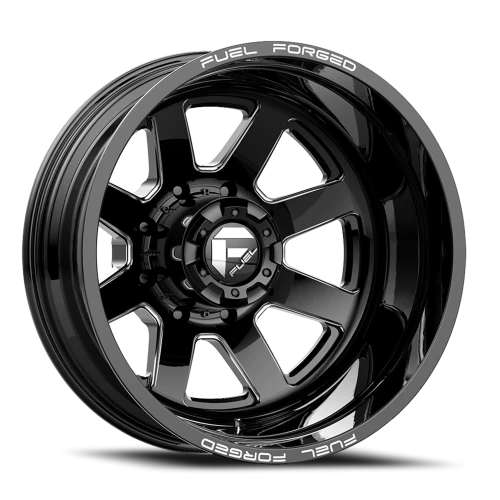 Fuel FF09D Dually DE09 BK 22x8.5 -202 8x200mm 142.2mm Matte Black Milled
