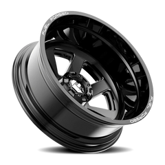 Fuel FF09D Dually DE09 BK 22x8.5 -202 8x200mm 142.2mm Matte Black Milled