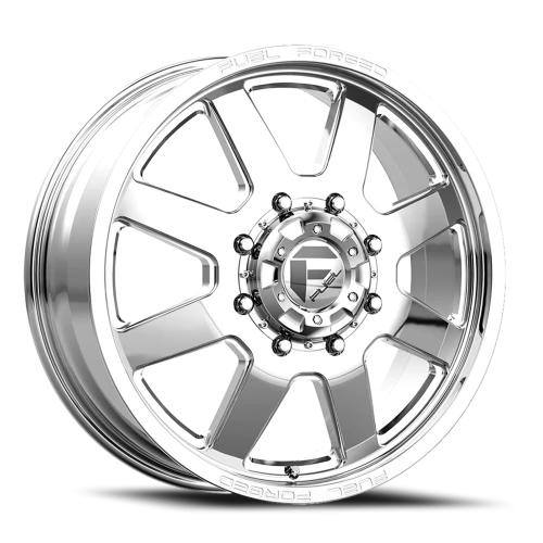 Fuel FF09D Dually DE09 PO 24x8.25 +105 8x165.1mm 121.7mm Polished