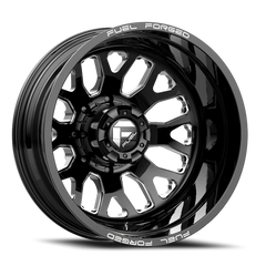 Fuel FF19D Dually DE19 BK 22x8.5 +105 10x225mm 170.1mm Gloss Black Milled