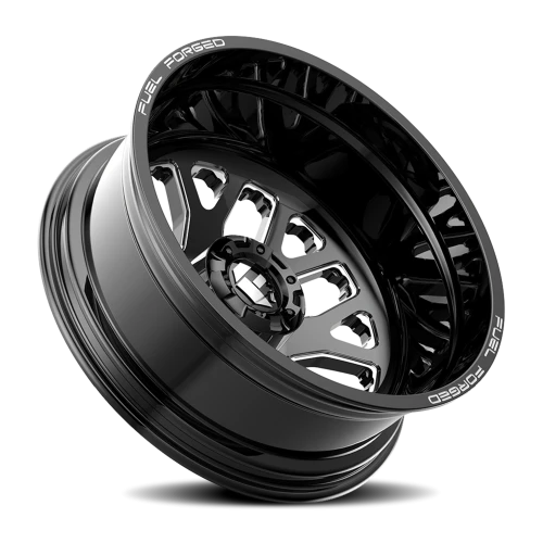 Fuel FF19D Dually DE19 BK 22x8.5 +105 10x225mm 170.1mm Gloss Black Milled