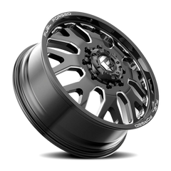 Fuel FF19D Dually DE19 BK 22x8.25 +105 8x165.1mm 121.5mm Gloss Black Milled