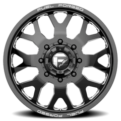 Fuel FF19D Dually DE19 BK 22x8.25 +105 8x165.1mm 121.5mm Gloss Black Milled