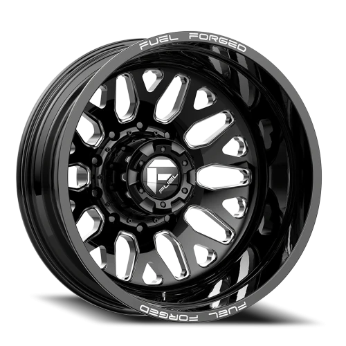 Fuel FF19D Dually DE19 BK 22x8.25 -240 8x165.1mm 121.5mm Gloss Black Milled