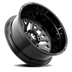 Fuel FF19D Dually DE19 BK 24x8.25 -265 8x165.1mm 121.7mm Gloss Black Milled