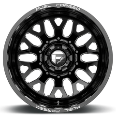 Fuel FF19D Dually DE19 BK 24x8.25 -240 8x165.1mm 121.7mm Gloss Black Milled