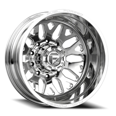 Fuel FF19D Dually DE19 PO 24x8.25 -265 8x165.1mm 121.7mm Polished