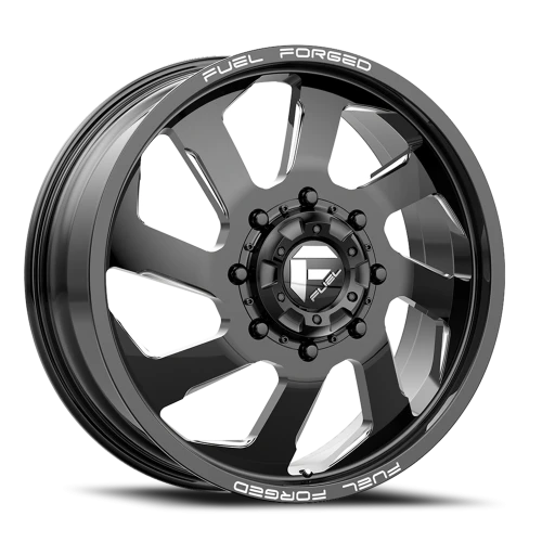 Fuel FF39D Dually DD39 BK 22x8.5 -202 10x225mm 170.1mm Gloss Black Milled