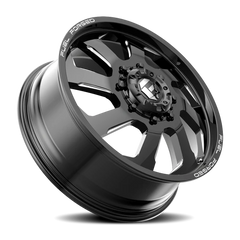 Fuel FF39D Dually DD39 BK 20x8.25 -202 8x200mm 142.2mm Gloss Black Milled