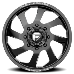 Fuel FF39D Dually DD39 BK 20x8.25 +105 8x200mm 142.2mm Gloss Black Milled
