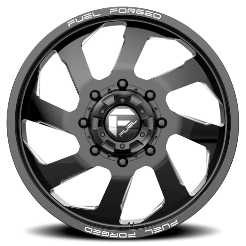 Fuel FF39D Dually DD39 BK 20x8.25 -202 8x200mm 142.2mm Gloss Black Milled
