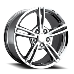 Factory Reproductions FR 12 2008 C6 Corvette Replica CH 19x11 +64 5x120.65mm 70.3mm Chrome
