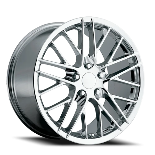 Factory Reproductions FR 15 2009 C6 ZR1 Corvette Replica CH 19x10 +40 5x120.65mm 70.3mm Chrome