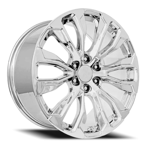 24" Chevy Truck Replica FR203 Chrome Wheel & Tire Package | 305/35R24 Toyo Proxes ST III Tires | Fits Escalade Tahoe Yukon Silverado Sierra