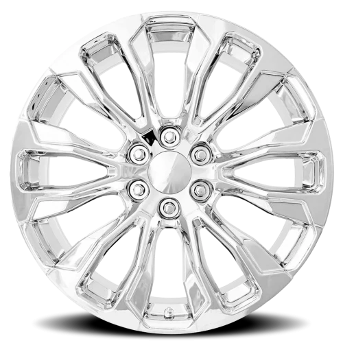 Factory Reproductions FR 203 GMC Denali Replica CH 24x10 +31 6x139.7mm 78.1mm Chrome