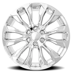 Factory Reproductions FR 203 GMC Denali Replica CH 24x10 +31 6x139.7mm 78.1mm Chrome