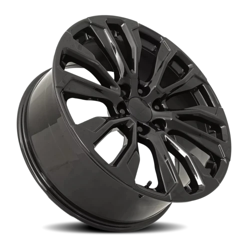 Factory Reproductions FR 203 GMC Denali Replica GB 24x10 +31 6x139.7mm 78.1mm Gloss Black