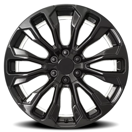 Factory Reproductions FR 203 GMC Denali Replica GB 24x10 +31 6x139.7mm 78.1mm Gloss Black