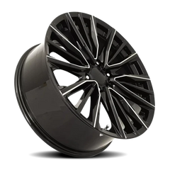 Factory Reproductions FR 205 Platinum V Replica BM 26x10 +28 6x139.7mm 78.1mm Black Ball Milled