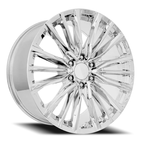 22" Chevy Truck Replica FR205 Chrome Wheel & Tire Package | 305/45R22 Toyo Proxes ST III Tires | Fits Escalade Tahoe Yukon Silverado Sierra