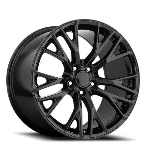Factory Reproductions FR 22 2015 C7 Z06 Replica GB 19x10 +79 5x120.65mm 70.3mm Gloss Black