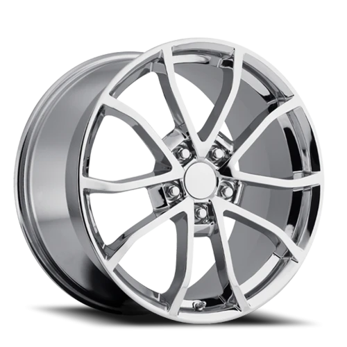 Factory Reproductions FR 25 2012 C6 Corvette Cup Replica CH 19x10 +40 5x120.65mm 70.3mm Chrome