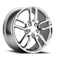 Factory Reproductions FR 26 2015 Corvette C7 Z51 Replica CH 18x8.5 +56 5x120.65mm 70.3mm Chrome
