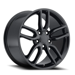 Factory Reproductions FR 26 2015 Corvette C7 Z51 Replica GB 19x8.5 +56 5x120.65mm 70.3mm Gloss Black