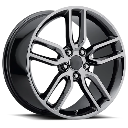 Factory Reproductions FR 26 2015 Corvette C7 Z51 Replica BC 17x8.5 +56 5x120.65mm 70.3mm PVD Black Chrome