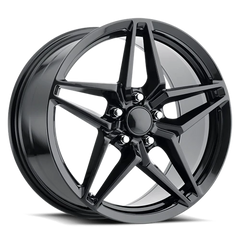 Factory Reproductions FR 29 C7 ZR1 Corvette Replica GB 19x10 +79 5x120.65mm 70.3mm Gloss Carbon Black