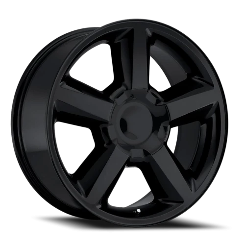 Factory Reproductions FR 31 2007 Chevrolet Tahoe Replica GB 22x9 +30 6x139.7mm 78.1mm Gloss Black