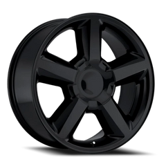 Factory Reproductions FR 31 2007 Chevrolet Tahoe Replica GB 20x8.5 +30 6x139.7mm 78.1mm Gloss Black