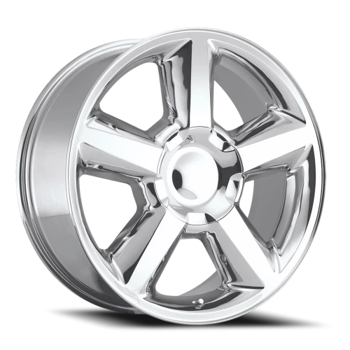 Factory Reproductions FR 31 2007 Chevrolet Tahoe Replica PO 20x8.5 +30 6x139.7mm 78.1mm Polished