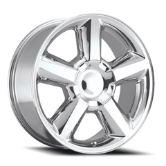 Factory Reproductions FR 31 2007 Chevrolet Tahoe Replica PO 20x8.5 +30 6x139.7mm 78.1mm Polished