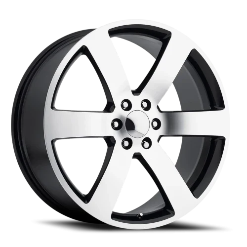 24" Chevy Truck Replica FR32 Gloss Black Machined Wheel & Tire Package | 285/40R24 Arroyo Grand Sport All Season Tires | Fits Escalade Tahoe Yukon Silverado Sierra