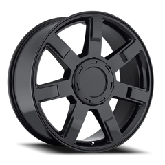 Factory Reproductions FR 36 Cadillac Escalade Replica GB 24x10 +30 6x139.7mm 78.1mm Gloss Black