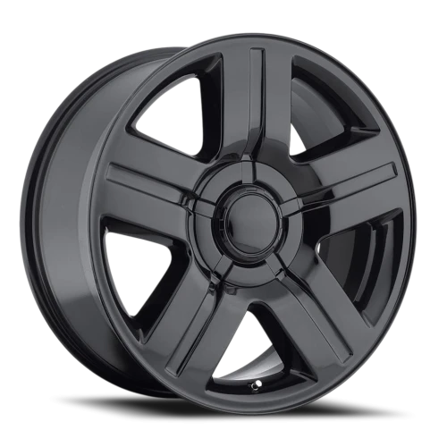 Factory Reproductions FR 37 Chevrolet Texas Silverado Replica GB 24x10 +31 6x139.7mm 78.1mm Gloss Black
