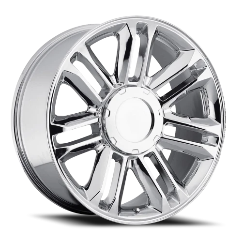 Factory Reproductions FR 39 Cadillac Escalade Platinum Replica CH 24x10 +31 6x139.7mm 78.1mm Chrome