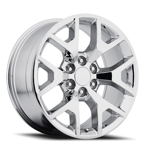 Factory Reproductions FR 44 GMC Sierra Replica CH 20x9 +27 6x139.7mm 78.1mm Chrome