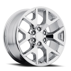 Factory Reproductions FR 44 GMC Sierra Replica CH 24x10 +31 6x139.7mm 78.1mm Chrome