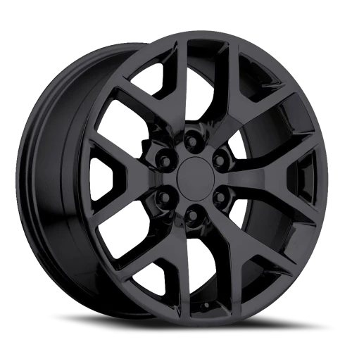 Factory Reproductions FR 44 GMC Sierra Replica GB 24x10 +31 6x139.7mm 78.1mm Gloss Black