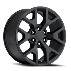 Factory Reproductions FR 44 GMC Sierra Replica SB 22x9 +31 6x139.7mm 78.1mm Satin Black