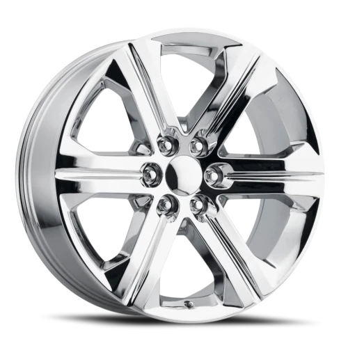 Factory Reproductions FR 47 2018 GMC Sierra Replica CH 22x9 +24 6x139.7mm 78.1mm Chrome