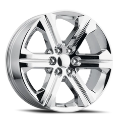 Factory Reproductions FR 47 2018 GMC Sierra Replica CH 22x9 +24 6x139.7mm 78.1mm Chrome
